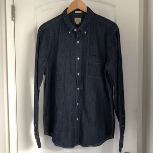 Denim button down shirt